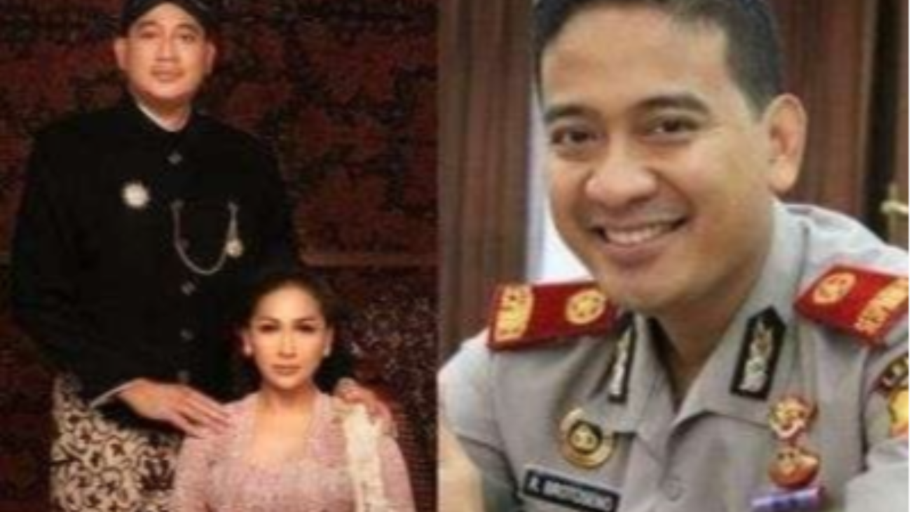 Ilustrasi profil singkat Raden Brotoseno atau suami Tata Janeeta yang dipecat dari Polri karena korupsi.(Foto: Istimewa)