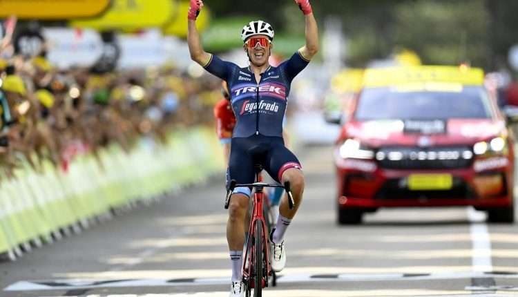 Mads Pedersen (Trek Segafredo) sangat bahagia bisa juara Tour de France etape 13