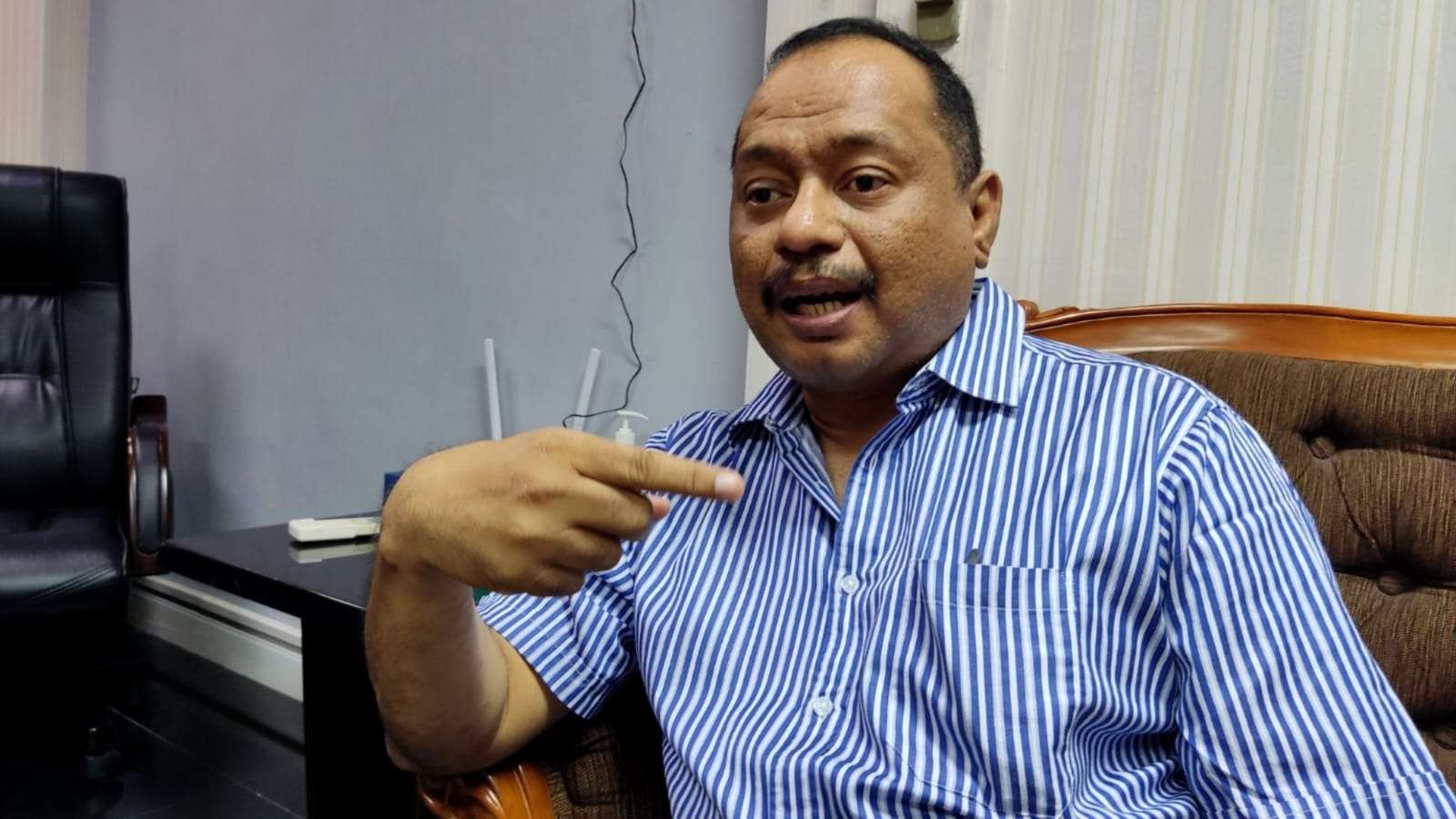 Ketua KONI Jatim, M Nabil menyatakan KONI Siapkan Diri Menuju Porprov VIII Jatim 2023. (Foto: Fariz Yarbo/Ngopibareng.id)