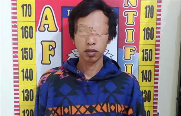 Pemuda berinisial MU, 29 tahun, warga Bondowoso yang mencoba dua kali memerkosa pelajar.(Foto: Istimewa)