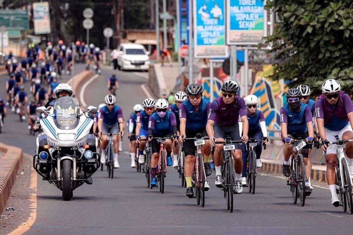 Kniel Ride vol 2 Malang meningkatkan brand imej dan awareness produk jersey sepeda lokal Kniel. (Foto: Istimewa)