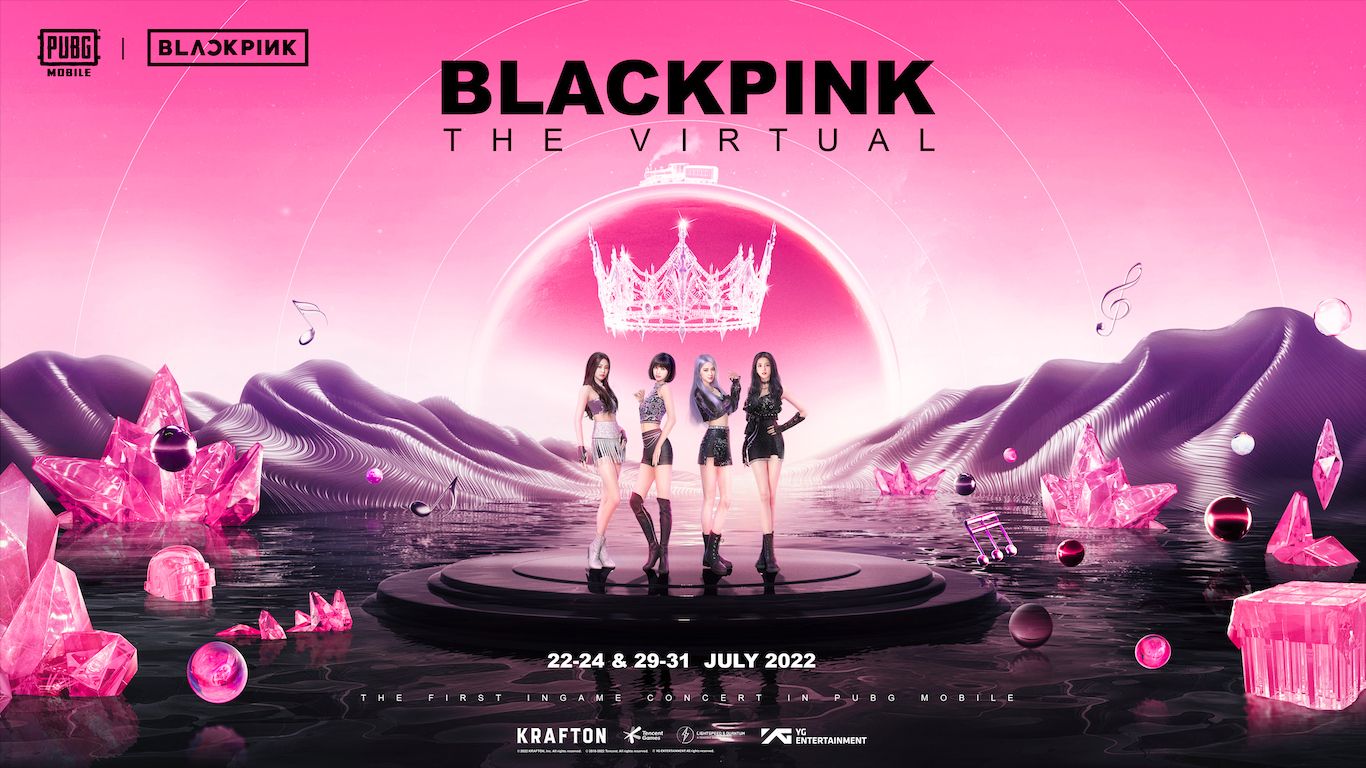 BLACKPINK X PUBG gelar konser virtual dan membawakan lagu baru Ready For Love. (Foto: Istimewa)