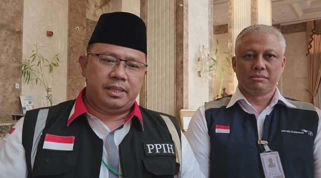 Direktur Layanan Haji Dalam Negeri Saiful Mujab di Mekah menyebut, Garuda harus menanggung akomodasi dan transportasi jemaah haji sebagai dampak atas delay atau keterlambatan penerbangan. (Foto: Istimewa)