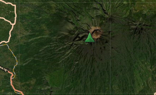 Gunung Raung di laman Magma Indonesia tetap berstatus Level 1 atau normal. (Foto: Magma ESDM)
