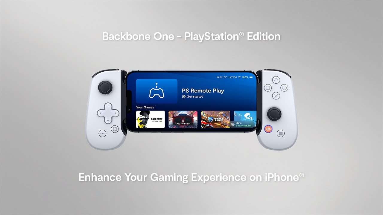 kontroler untuk bermain game di iPhone dengan sentuhan khas PlayStation. (Foto: Dokumentasi Sony)
