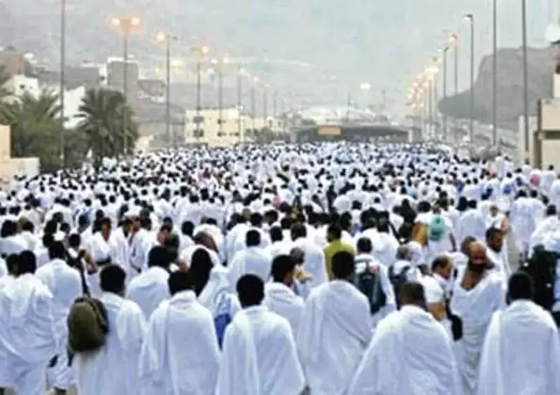 Jemaah haji saat menuju Safa Marwa dalam pelaksanaan haji 2022. (Foto: Istimewa)