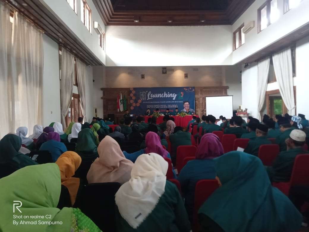 Launching pendaftaran Bakal Calon Legislatif DPC PKB Blora. Bertempat di hotel grand mega Kecamatan Cepu. (Foto: ist)