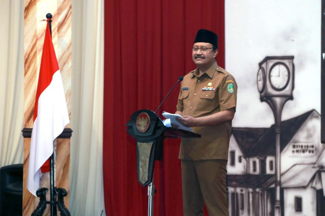 Gus Ipul meminta perangkat daerah Kota Pasuruan meningkatkan kualitas pelayanan publik. (Foto: dok. Humas Pemkot Pasuruan)