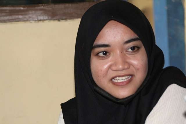 Siti Nur Lailatul Hasanah atau akrab disapa Laila masuk STIKOSA-AWS melalui jalur KIP (Kartu Indonesia Pintar) untuk tahun akademik 2022/2023. (Foto: Dukumentasi STIKOSA-AWS)