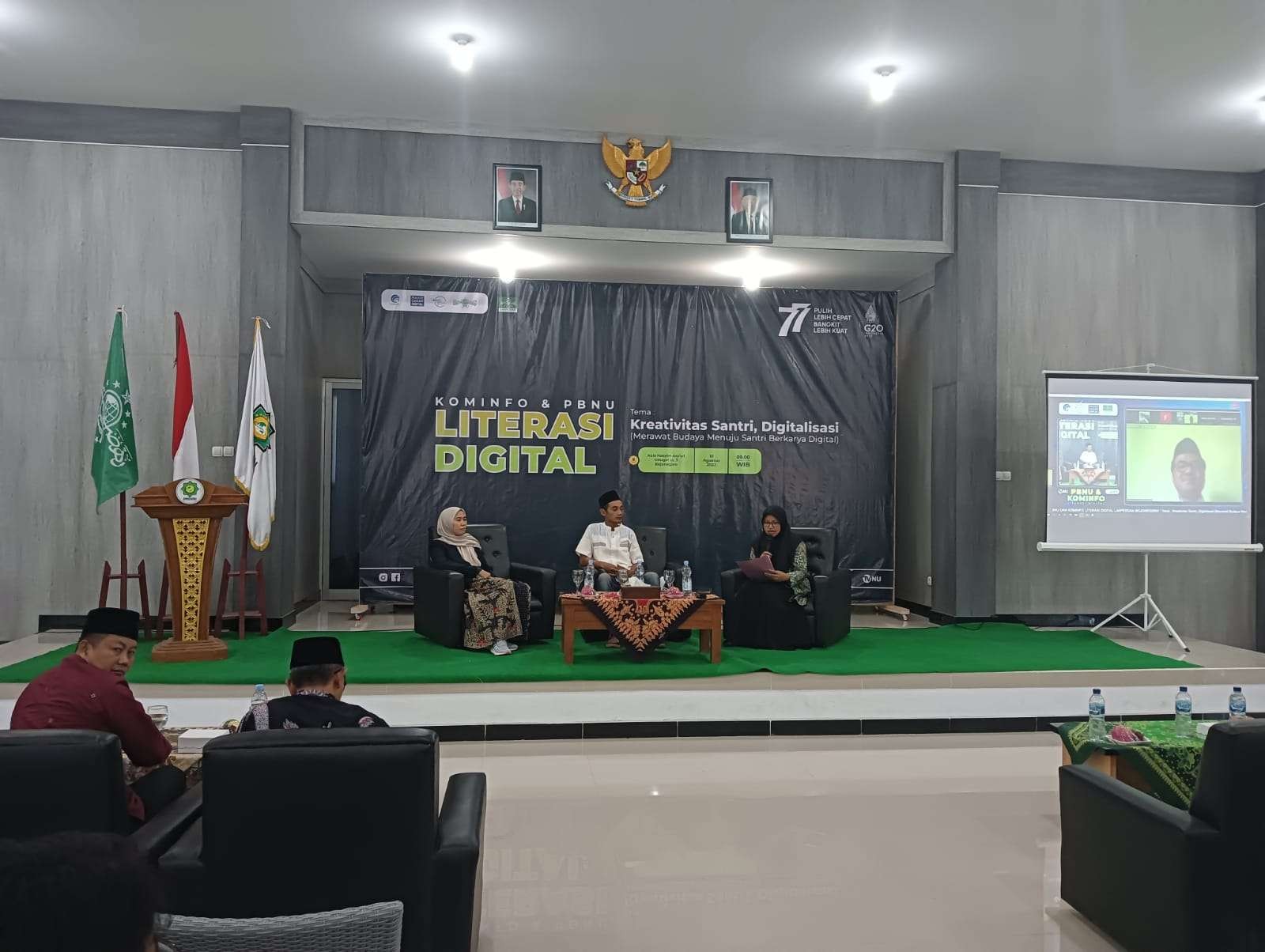 Literasi digital, kerja sama PBNU dengan Kementerian Kominfo (Ahmad Sampurno /Ngopibareng.id)