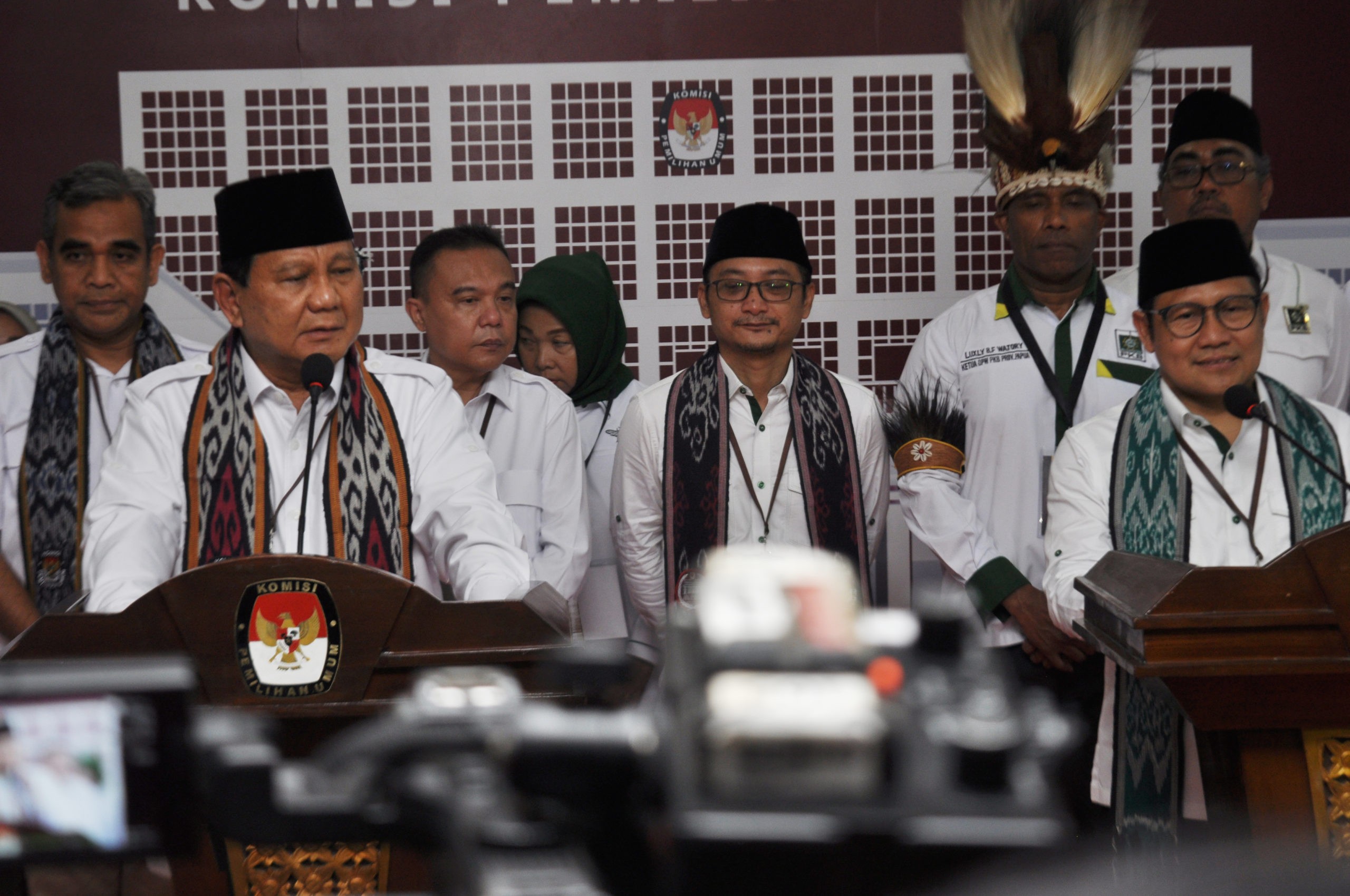 Ilustrasi pendaftaran partai politik (parpol) ke KPU, diwarnai kedatangan Prabowo dan Cak Muhaimin paduan Gerindra dan PKB, beberapa waktu lalu. (Foto: Instagram KPU RI)
