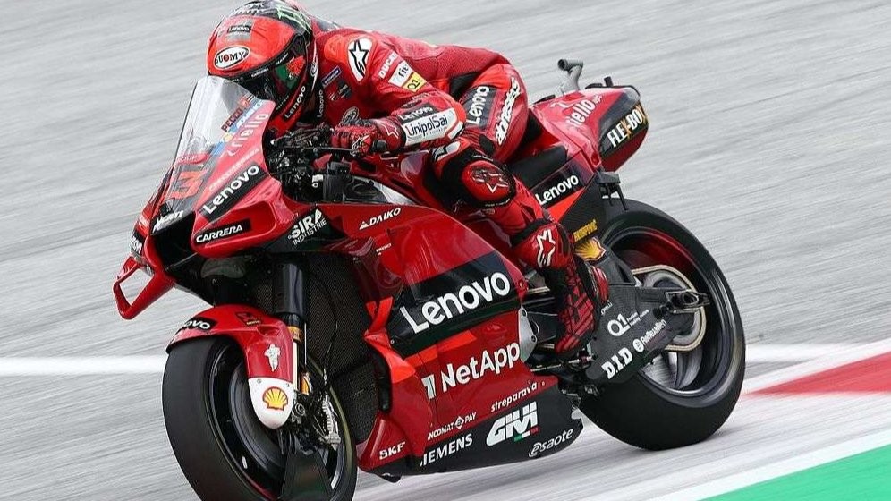Francesco Bagnaia bersama 6 pembalap Ducati lain menempati peringkat 8 besar sesi latihan 1 MotoGP Austria