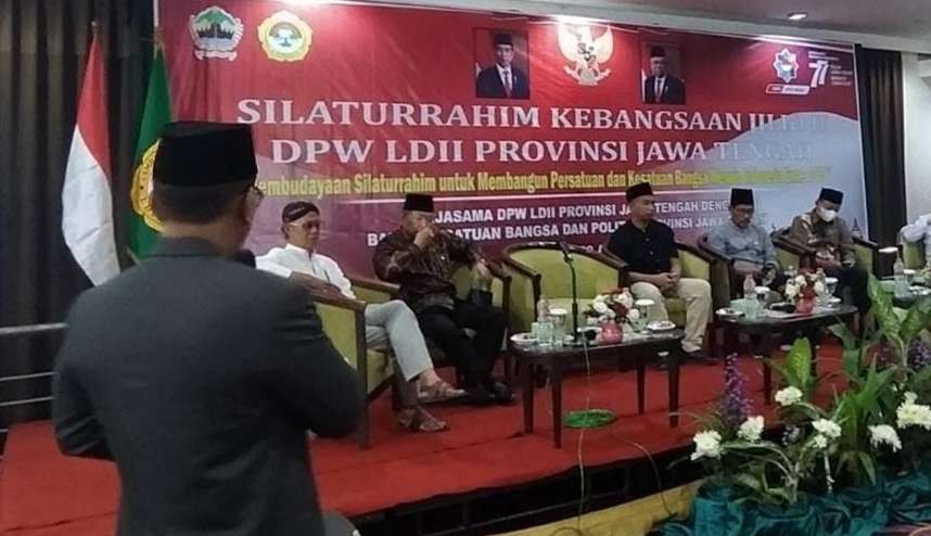 Ketua DPW LDII Jawa Tengah (Jateng) Singgih Tri Sulistiyono. Budayakan silaturahim untuk mencegah gesekan ( foto: Dok LDII)