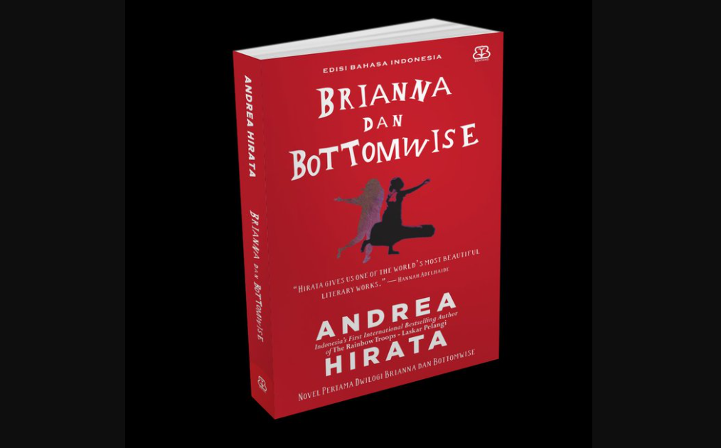 Sampul novel Brianna and Bottomwise karya Andrea Hirata. (Foto: Twitter @bentangpustaka)