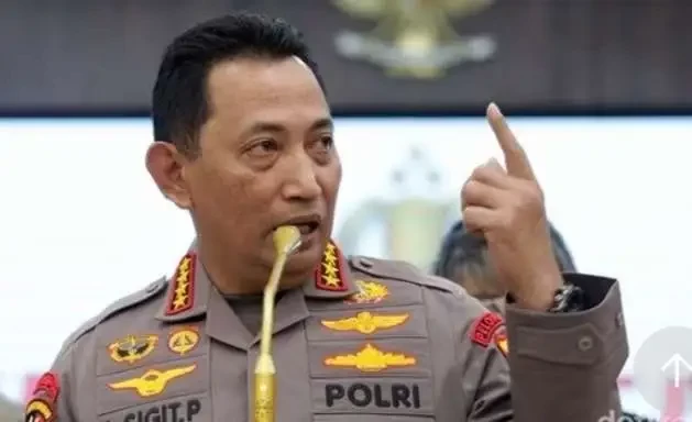 Kapolri Jenderal Pol Listyo Sigit Prabowo saat memberikan instruksi soal pemberantasan kasus judi. (Foto: dok. Antara)