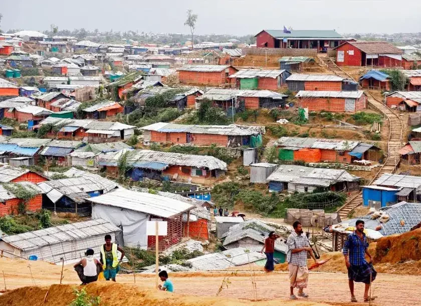Pengungsi Rohingya di kamp pengungsian Cox's Bazar, Bangladesh. (Foto: The Myanmar Times)