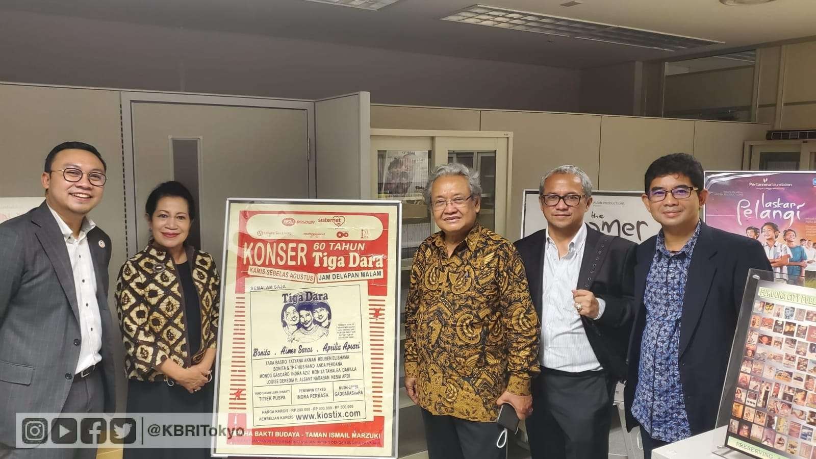 Film Tiga Dara akan diputar dalam rangkaian kegiatan Indonesia Friendship Day (IFD) di Fukuoka, Jepang, yang direncanakan akan diselenggarakan pada awal November 2022. (Foto: Dokumentasi KBRI Tokyo)