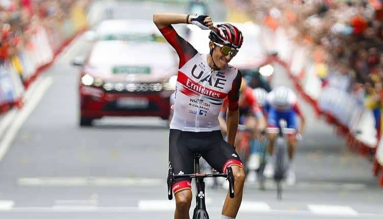 Marc Soler (UAE Team Emirates) menjadi juara Vuelta a Espana etape 5. (Foto: Istimewa)