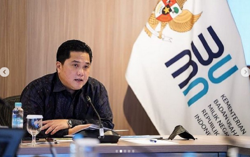 Menteri BUMN Erick Thohir melaporkan Faizal Assegaf soal cuitannya di Instagram. (Foto: Dokumentasi BUMN)