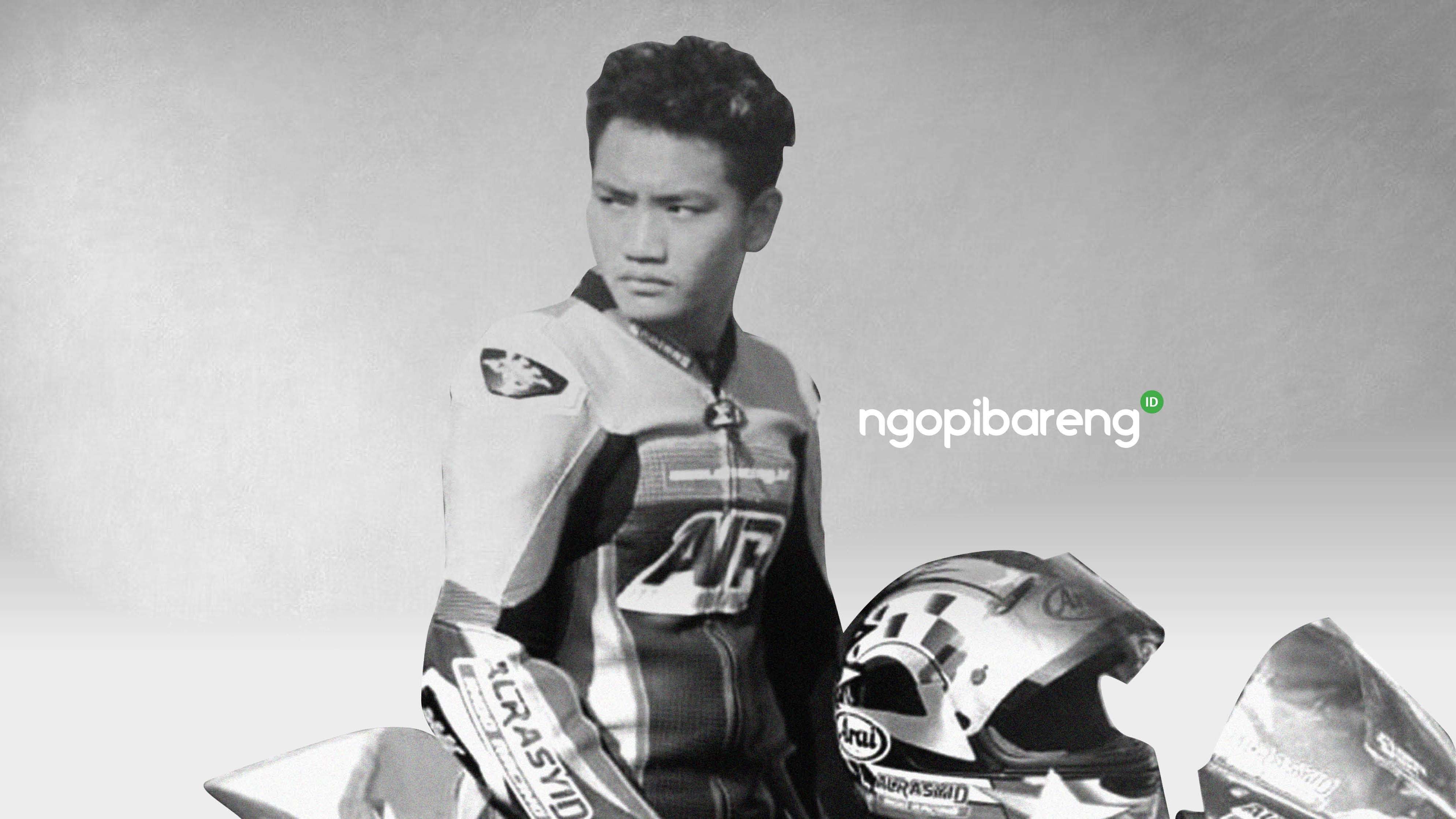 Kevin Safaruddin Madria, pembalap Indonesia yang meninggal di Sirkuit Sentul, Jakarta. (Editor foto: Fa Vidhi/Ngopibareng.id)
