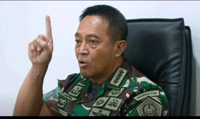 Panglims TNI Jendral Andika Perkasa copot jendral bintang satu yang menembak beberapa ekor kucing di Sesko TNI. (Foto: Kapuspen TNI)