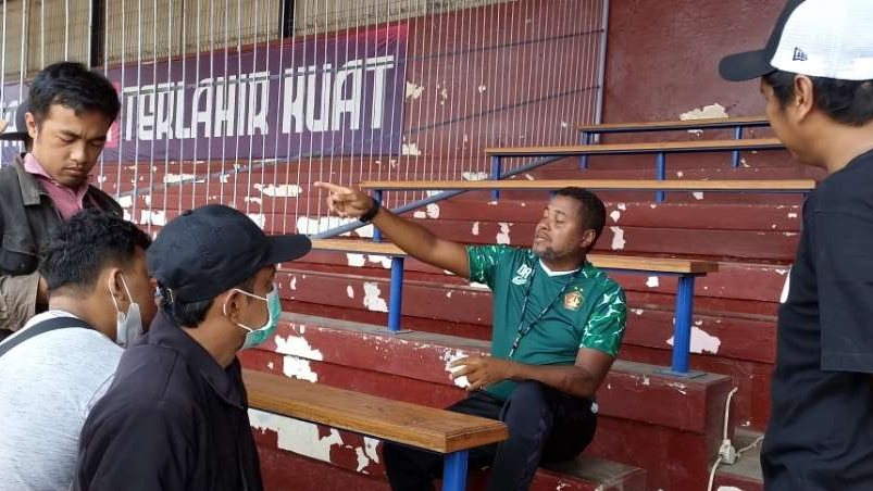 Lawan Rans Nusantara FC, Divaldo Alves ingin persik bermain layaknya laga final.  (Foto: Fendhy Plesmana/Ngopibareng.id)