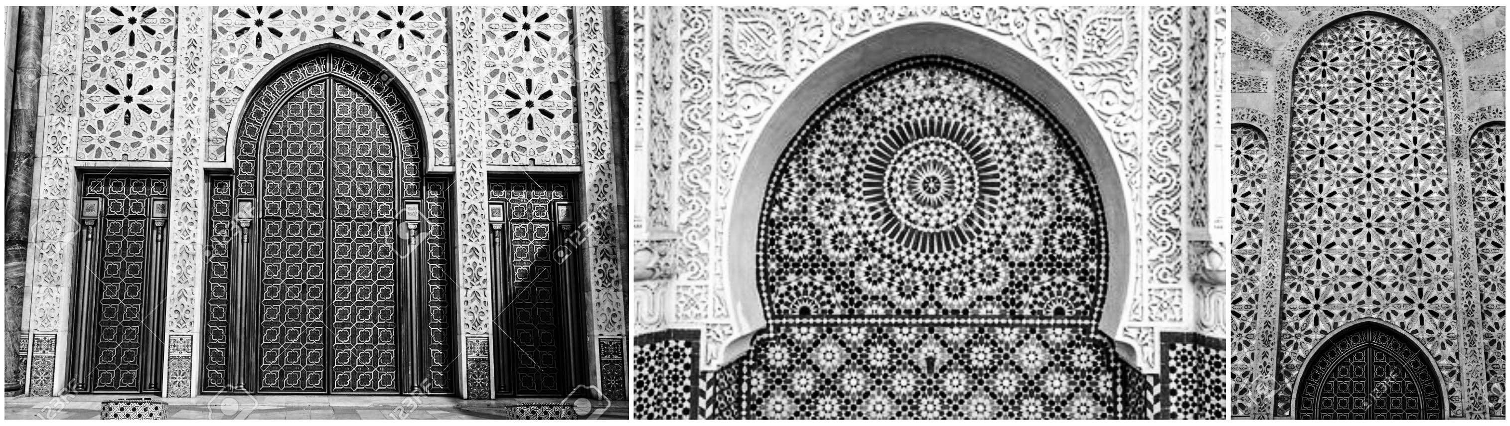 Ornamen masjid yang menarik hati, penuh pesona. (Ilustrasi)