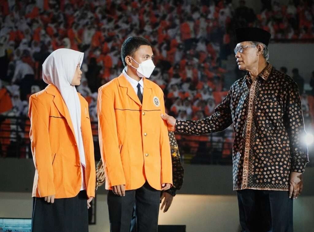 Haedar Nashir menyampaikan pesan kepada kader-kader Muhammadiyah di UAD Yogyakarta. (Foto: muhammadiyah.or.id)