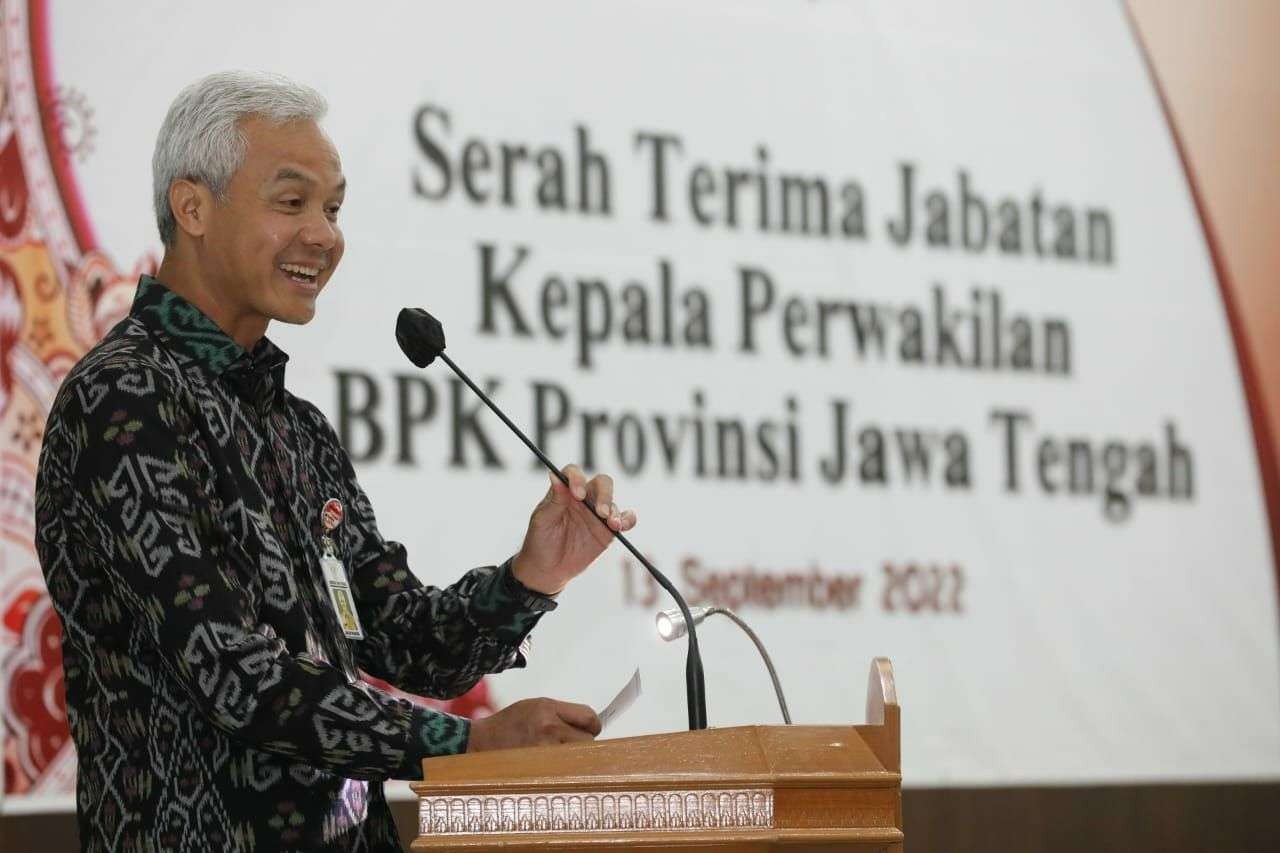 Gubernur Jawa Tengah Ganjar Pranowo mendorong pelatihan tata kelola keuangan guna menjaga akuntabilitas dan mencegah penyelewengan. (Foto: Istimewa)