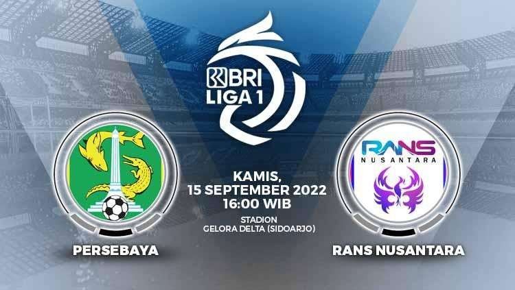 Pamflet Liga 1 Persebaya VS Rans Nusantara (foto : istimewa)