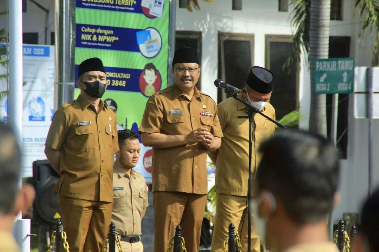 Walikota Pasuruan Saifullah Yusuf (Gus Ipul) mengingatkan agar kerja ASN mengacu pada Sistem Akuntabilitas Kinerja Instansi Pemerintah (SAKIP). (Foto: dok)