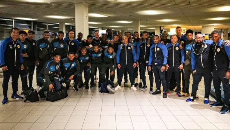 Skuad Timnas Curacao. (Foto: Twitter @curacaofootball1)