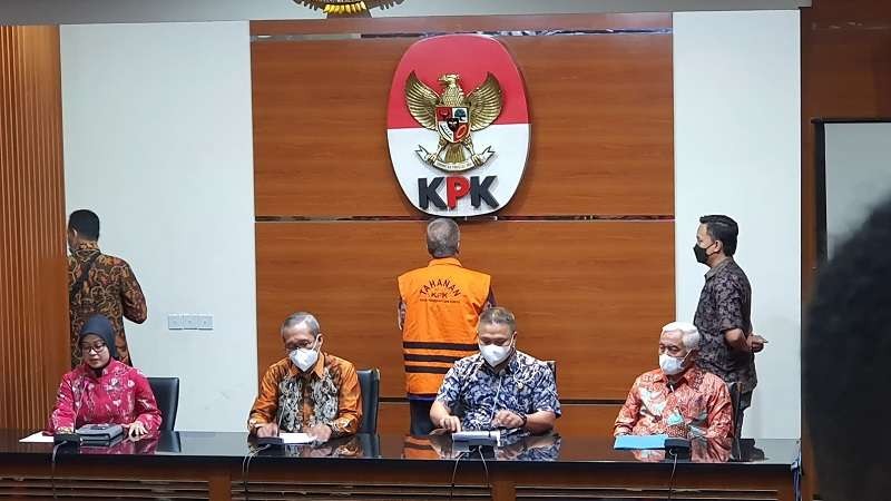 Hakim Agung Sudrajat Dimyati terjaring OTT KPK karena dugaan terima suap. (Foto: Ant)