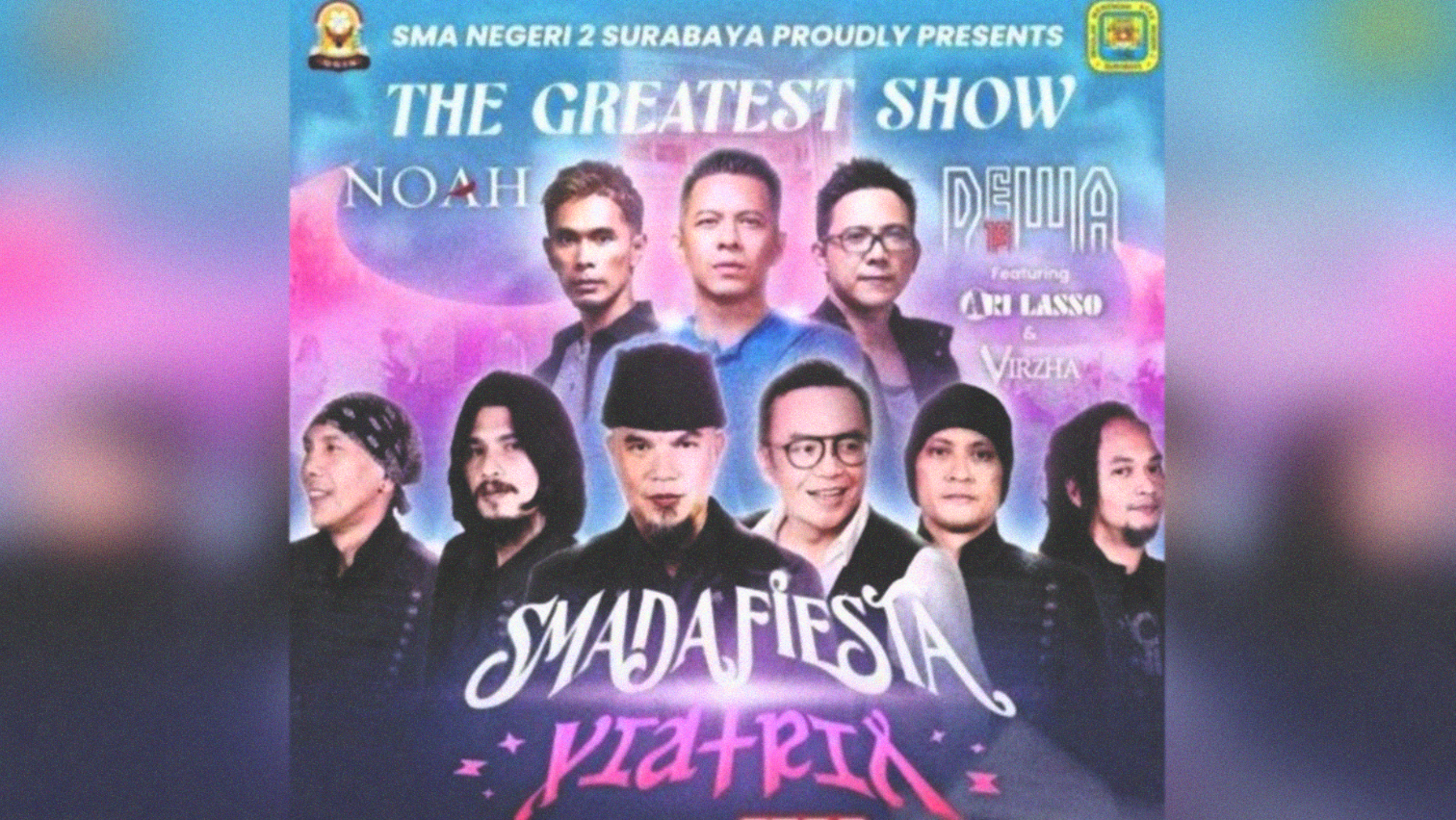 Poster Spektakuler SMADA FIESTA (DAF) VIATRIX 2022, di Convention Hall Grand City, Kota Surabaya, Jumat 21 Oktober 2022. (Foto: Tangkapan layar Twitter @AnggaPutraF)