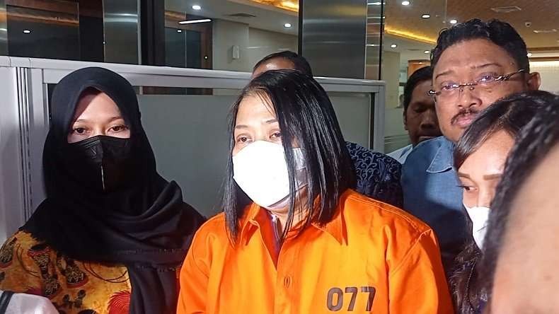 Putri Candrawathi, tersangka kasus pembunuhan Brigadir J resmi ditahan di Rutan Mabes Polri. (Foto: Ant)