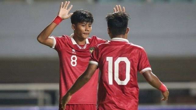 Arkhan Kaka (kiri), pemain tersubur di kualifikasi Piapa Asia U17. (Foto: Ant)