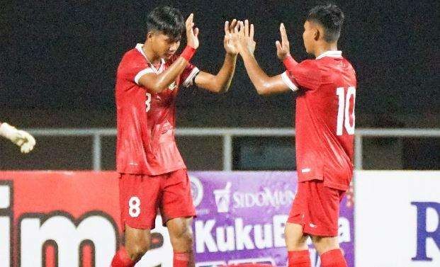 Timnas Indonesia U-17 berhasil kalahkan Palestina 2-0. (Foto: Ant)