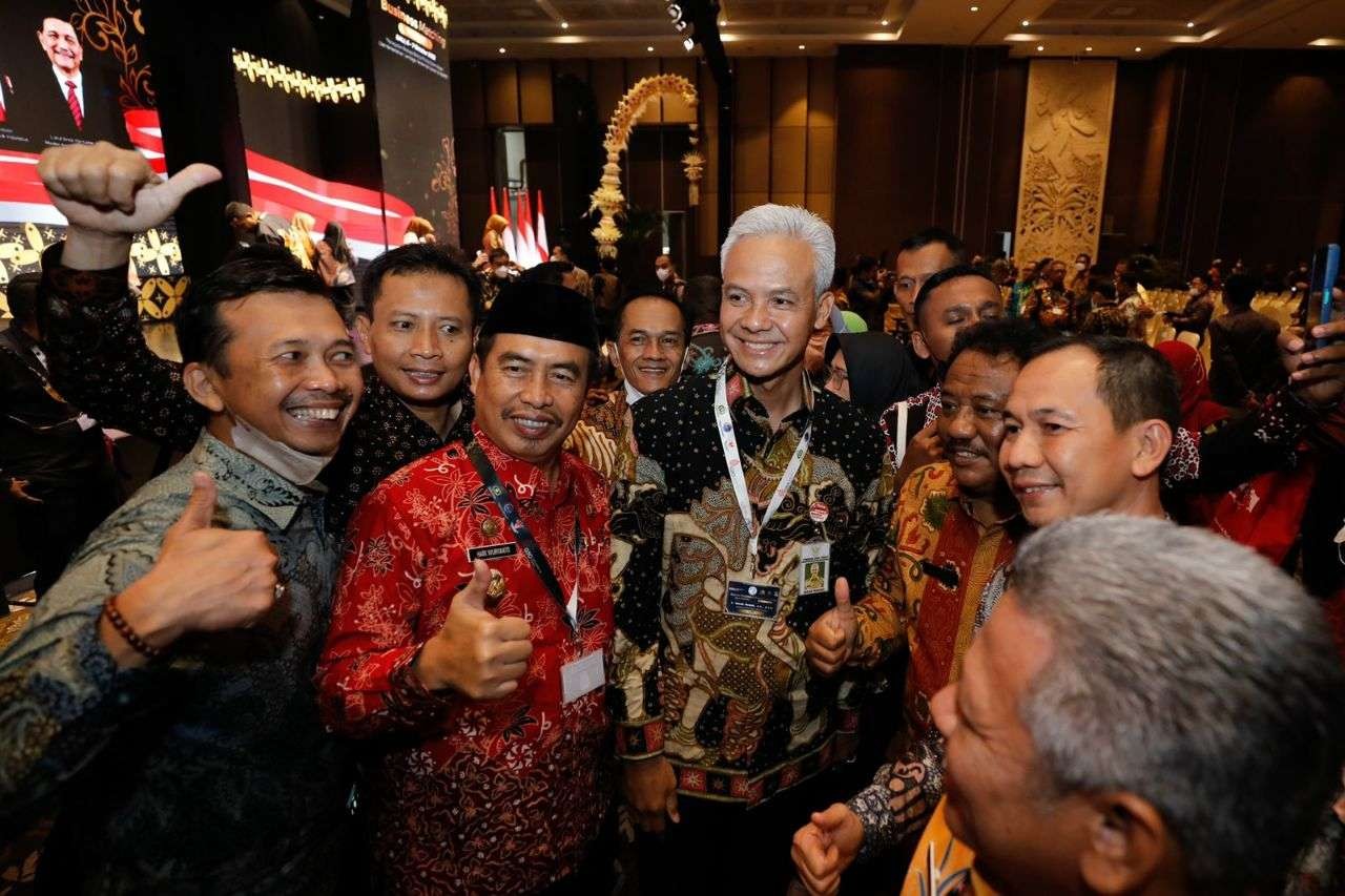 Gubernur Jawa Tengah, Ganjar Pranowo dalam acara Business Matching Tahap IV di Nusa Dua Bali. (Foto: Istimewa)
