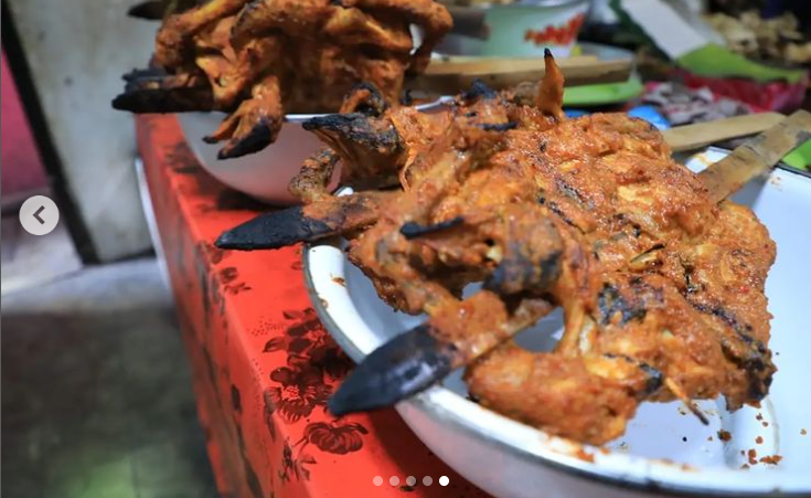Gubernur Jawa Timur Khofifah Indar Parawansa merekomendasikan ayam panggang gandu khas Magetan, bagi penyuka kuliner ayam. (Foto: Instagram)