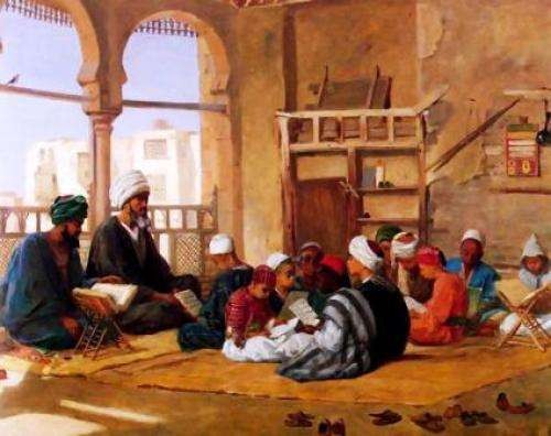 Para filosof Muslim, mengapresiasi pemikiran Neoplatonisme dalam sejarah. (Foto: The Short History of Islam)