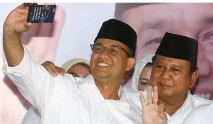 Prabowo Subianto dan Anies Baswedan mendeklarasikan diri sebagai Capres 2024 lebih awal (Foto: Dok. Anies Baswedan)