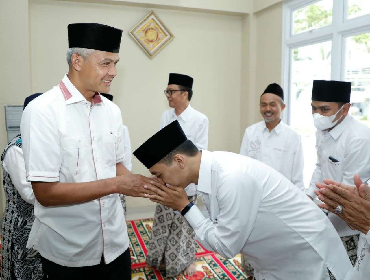 Gubernur Jawa Tengah, Ganjar Pranowo datang langsung ke Kalimantan Selatan untuk mendukung kafilah Jawa Tengah mengikuti ajang MTQ Nasional ke-29. (Foto: istimewa)