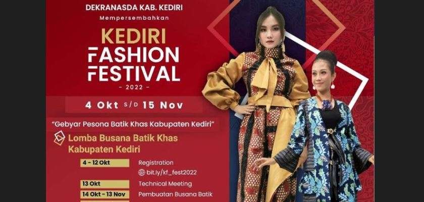 Kediri Fashion Festival mendorong pengrajin berinovasi. (Foto: Dinas Perdagangan-Dekranasda Kabupaten Kediri)