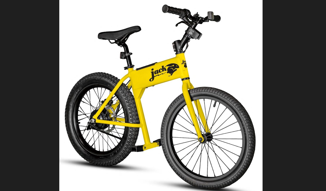 JackRabbit, sepeda tanpa pedal yang menggunakan motor di hub roda belakang. (Foto: JackRabbit