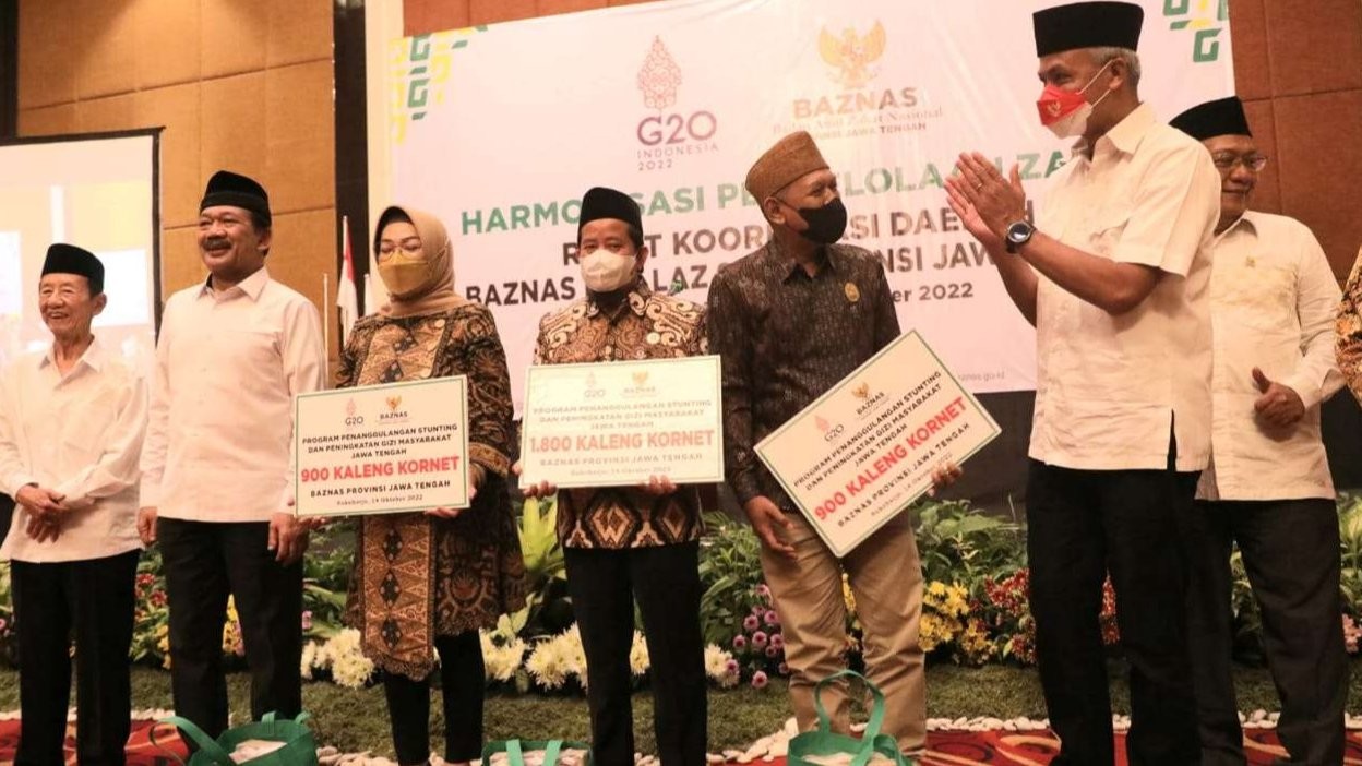 Nilai zakat yang dihimpun dari aparatur sipil negara (ASN) Pemerintah Provinsi Jawa Tengah melalui BAZNAS Jateng terus mengalami peningkatan dari tahun ke tahun, hingga mencapai Rp57 miliar. (Foto: Diskominfo Pemprov Jateng)