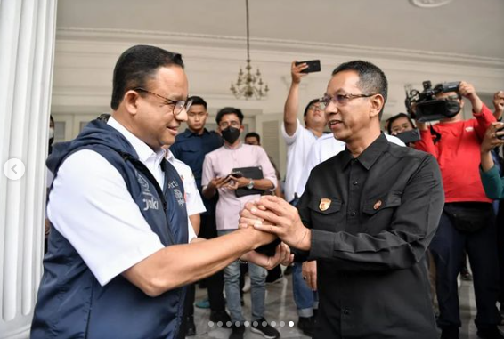 Anies Baswedan lengser dari jabatan Gubernur DKI Jakarta. Selanjutnya, Ibu Kota akan dipimpin oleh Pjs Heru Budi Hartono. (Foto: Instagram Anies Baswedan)