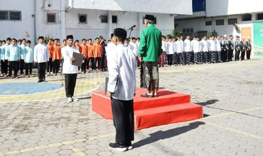Spel Hari Santri 2022 di Pondok Pesantren Al Ubaidah Kertosono Jawa Timur ( foto: MC LDII )