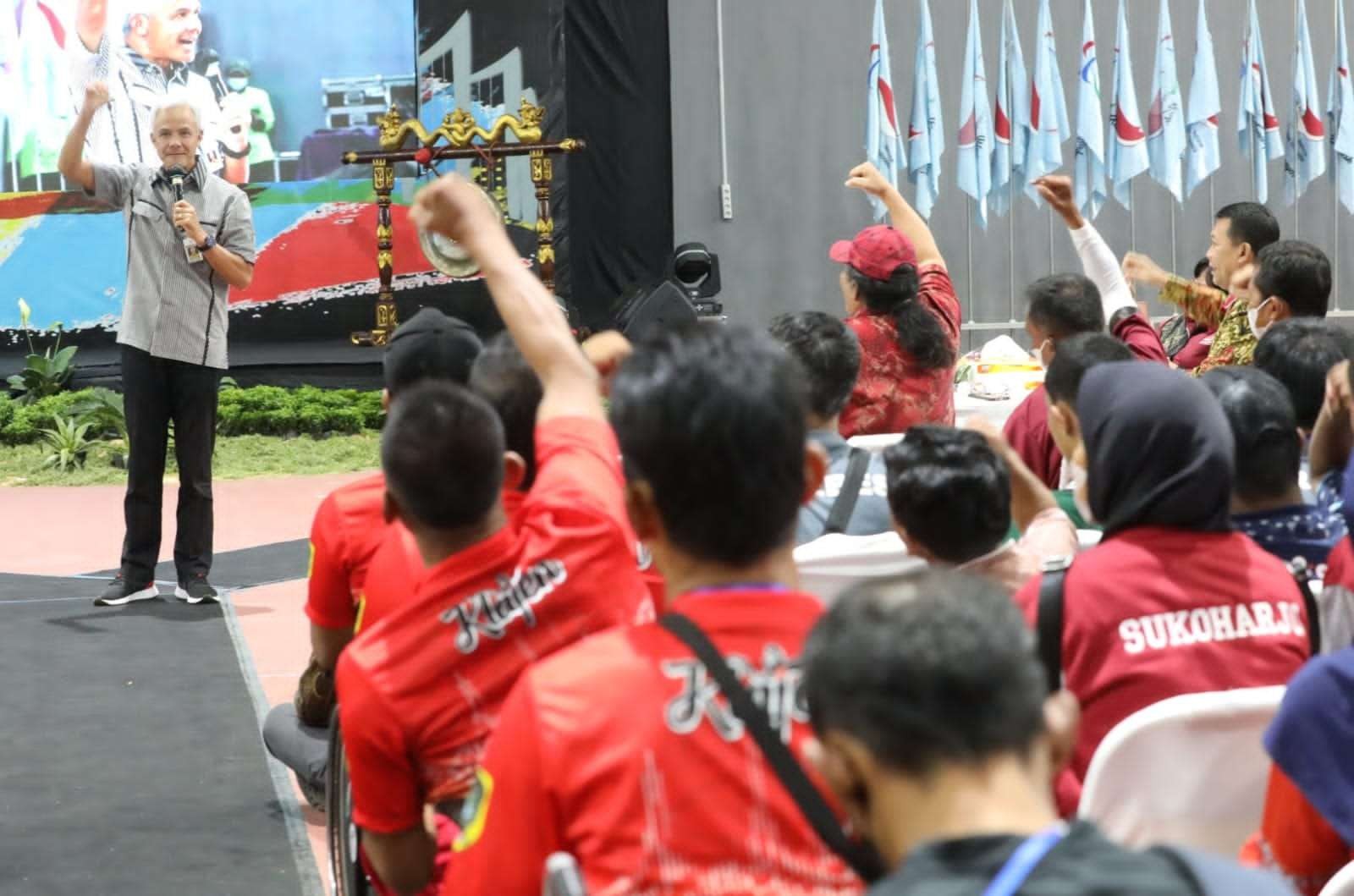 Kejurprov National Paralympic Commitee Indonesia (NPCI) Jawa Tengah 2022 ini diikuti oleh 581 atlet dari 35 kabupaten/kota se-Jawa Tengah. (Foto: Pemprov Jateng)