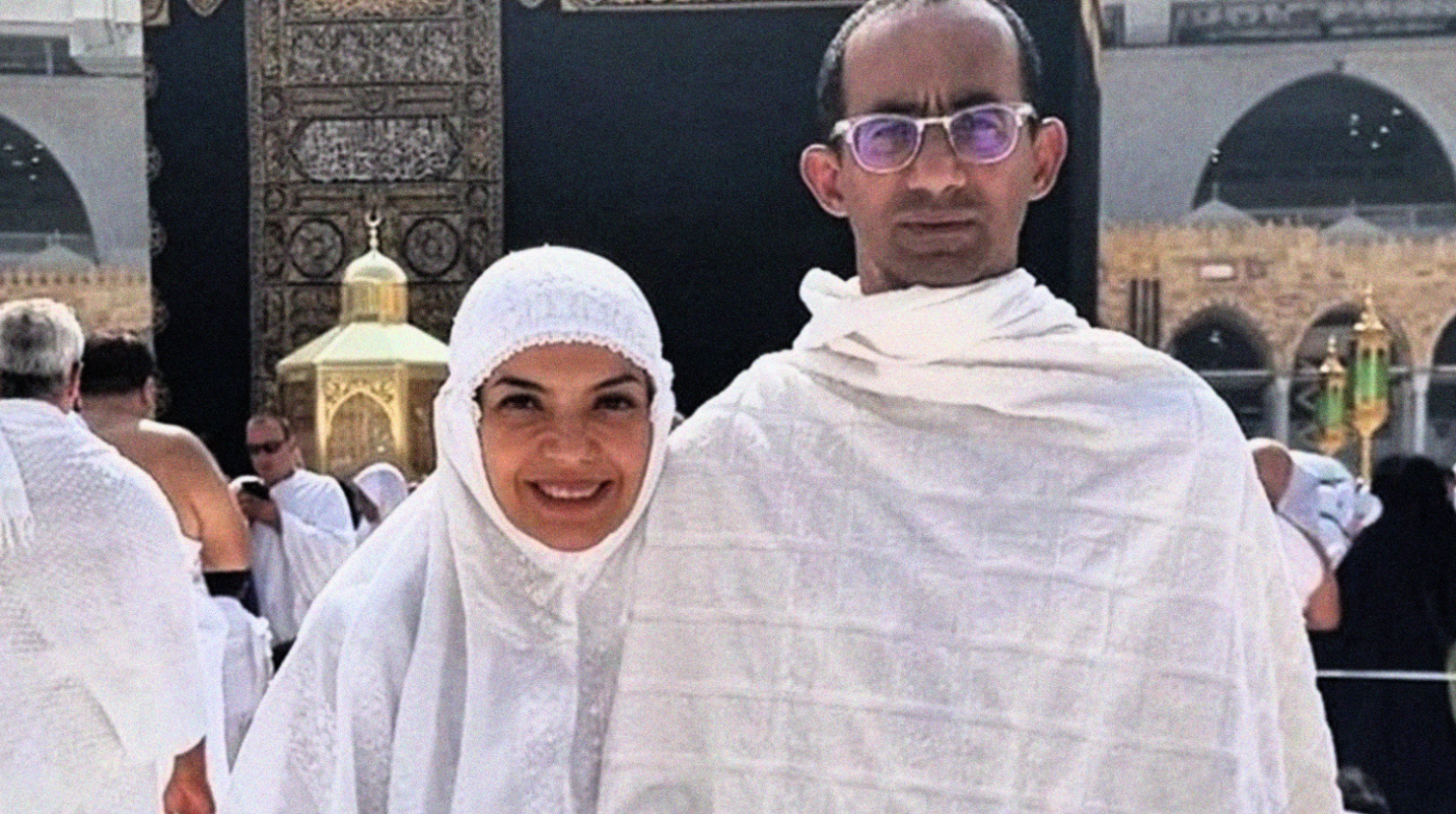 Najwa Shihab umrah bersama sang suami. (Foto: Instagram)