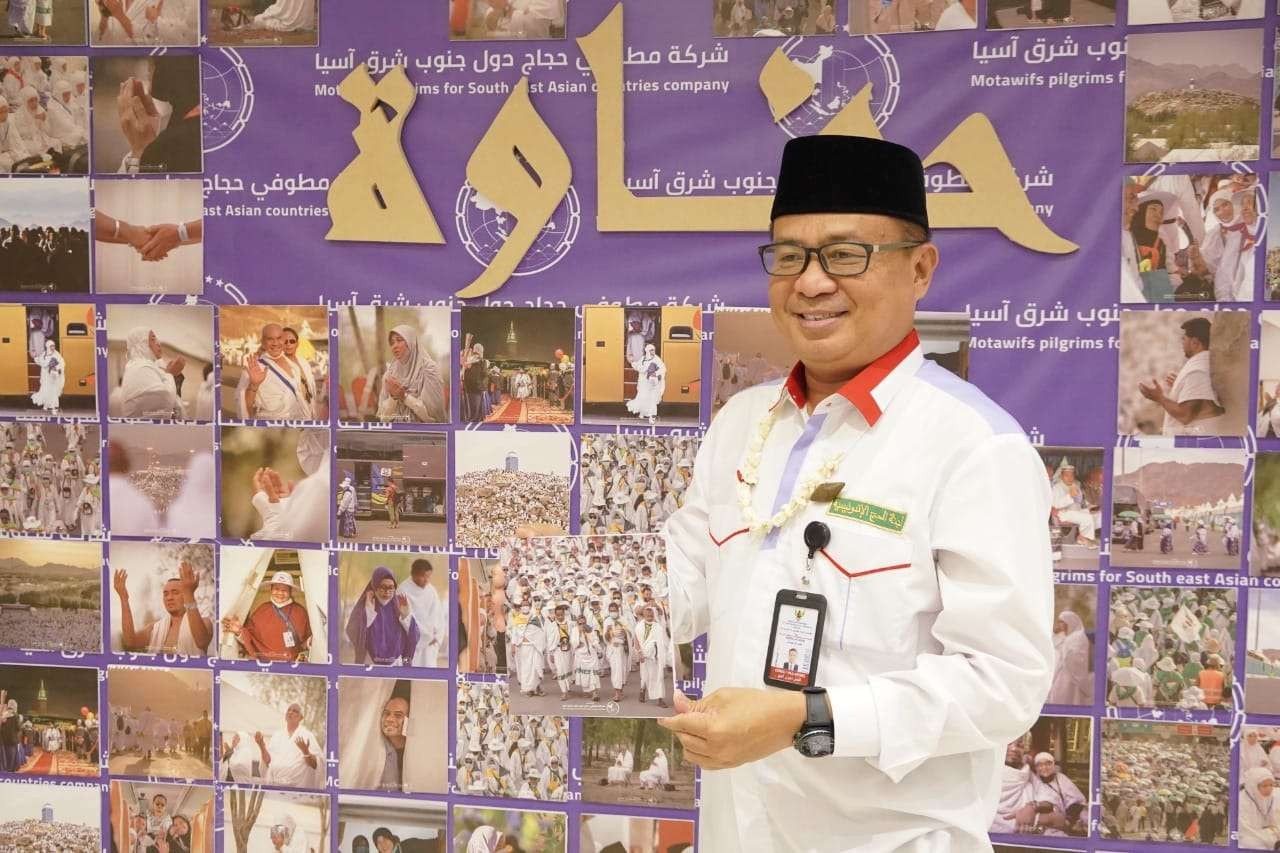 Konsul Haji Nasrullah mengungkap 49 jemaah umroh asal Indonesia selamat dan 1 masih menjalani perawatan akibat kecelakaan bus daerah Kholidiah, Makkah. (Foto: Dokumentasi Kemenag)